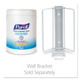 PURELL Sanitizing Hand Wipes, 6.75 x 6, Fresh Citrus, White, 270/Canister, 6 Canisters/Carton (GOJ911306CT) View Product Image