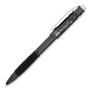 Pentel EnerGel RTX Gel Pen, Retractable, Medium 0.7 mm, Black Ink, Gray/Black Barrel, 5/Pack