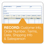Adams Multipart Sales Order Pad, 18 Lines, Two-Part Carbonless, 5.56 x 7.94, 50 Forms Total