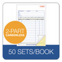 Adams Multipart Sales Order Pad, 18 Lines, Two-Part Carbonless, 5.56 x 7.94, 50 Forms Total