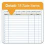 Adams Multipart Sales Order Pad, 18 Lines, Two-Part Carbonless, 5.56 x 7.94, 50 Forms Total