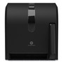 Georgia Pacific Professional Hygienic Push-Paddle Roll Towel Dispenser, 13 x 10 x 14.4, Black