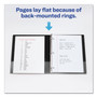 Avery Framed View Heavy-Duty Binders, 3 Rings, 3" Capacity, 11 x 8.5, Black