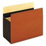 Pendaflex Heavy-Duty File Pockets, 7" Expansion, Letter Size, Redrope, 5/Box