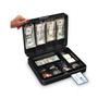 Honeywell Deluxe Cash Security Box, 11.8 x 9.4 x 3.7, Steel, Black