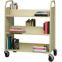 Lorell Double-sided Book Cart (LLR49202) View Product Image