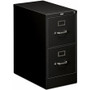 HON 510 H512 Vertical Column - 29" Height x 15" Width x 25" Depth - 2 - Finish: Black