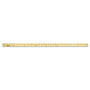 Westcott Wood Yardstick with Metal Ends, 36" Long. Clear Lacquer Finish