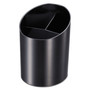 Officemate Recycled Big Pencil Cup, Plastic, 4.25 x 4.5 x 5.75, Black (OIC26042) View Product Image
