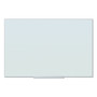 U Brands Floating Frameless Non-Magnetic Ghost Grid Glass Dry-Erase Board - 36" (3 ft) Width x 24" (2 ft) Height - Frosted White Tempered Glass Surface - Rectangle - Horizontal/Vertical - Frameless, Ghost Resistant, Stain Resistant