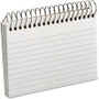 Oxford Spiral Bound Ruled Index Cards - 50 Sheets - Front Ruling Surface - Index Card - 5" x 3" Sheet Size - White Paper