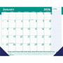 House of Doolittle ExpressTrack Desk Pad Calendar - Monthly - 13 Month - January 2026 to January 2027 - Desk Pad