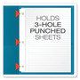 Oxford Twin-Pocket Folders with 3 Fasteners, 0.5" Capacity, 11 x 8.5, Light Blue, 25/Box (OXF57701) View Product Image