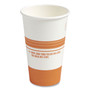 Perk Plastic Cold Cups, 16 oz, Clear, 50/Pack