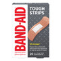 BAND-AID Flexible Fabric Adhesive Tough Strip Bandages, 1 x 4, 20/Box