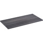 Lorell Relevance Series Tabletop - 47.6" Width x 23.6" Depth x 1" Thickness Table Top - Straight Edge - Finish: Charcoal, Laminate