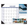 House of Doolittle Earthscapes Scenic Desk Pad Calendar, Scenic Photos, 22 x 17, White Sheets, Black Binding/Corners,12-Month (Jan-Dec): 2024 View Product Image