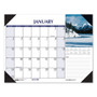 House of Doolittle Earthscapes Scenic Desk Pad Calendar, Scenic Photos, 22 x 17, White Sheets, Black Binding/Corners,12-Month (Jan-Dec): 2024 View Product Image