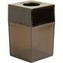 Business Source Paper Clip Holder - 2" Height x 3" Width - Smoke