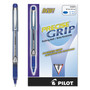 Pilot Precise Grip Roller Ball Pen, Stick, Extra-Fine 0.5 mm, Blue Ink, Blue Barrel (PIL28802) View Product Image