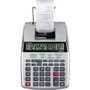 Canon P23-DHV-3 12-digit Printing Calculator - Clock, Calendar, Decimal Point Selector Switch, Sign Change - 2.2" Height x 6.4" Width x 9.1" Length - Silver