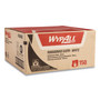 WypAll X80 Foodservice Towel, Kimfresh Antimicrobial Hydroknit, 12 x 23.4, Unscented, White/Blue Stripe, 150/Carton