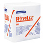 WypAll Power Clean X80 Heavy Duty Cloths, 1/4 Fold, 12.5 x 12, White, 50/Box, 4 Boxes/Carton