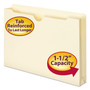 Smead Manila File Jackets, 2-Ply Straight Tab, Legal Size, Manila, 50/Box SMD76540
