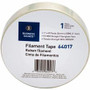 Business Source Heavy-duty Filament Tape - 60 yd Length x 1" Width - 3" Core - White - Fiberglass Filament Roll