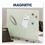 Quartet Desktop Magnetic Glass Dry-Erase Panel, 23" x 17", White Surface
