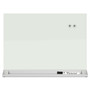 Quartet Desktop Magnetic Glass Dry-Erase Panel, 23" x 17", White Surface