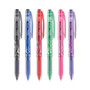 Pilot FriXion Ball Erasable Gel Pen, Stick, Extra-Fine 0.5 mm, Assorted Ink and Barrel Colors, 6/Pack (PIL46524) View Product Image