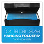 Pendaflex Portable Letter Size File Box, Letter Files, 13.5" x 10.25" x 10.88", Black (PFX20861) View Product Image