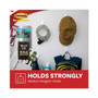 Command Designer Hooks, Medium, Plastic, White, 3 lb Capacity, 13 Hooks and 16 Strips/Pack