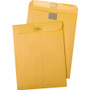 Quality Park Postage Saving ClearClasp Kraft Envelope, #55, Cheese Blade Flap, ClearClasp Closure, 6 x 9, Brown Kraft, 100/Box