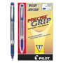 Pilot Precise Grip Rollerball Pen, Stick, Bold 1 mm, Blue Ink, Blue Barrel
