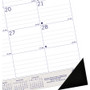 Blueline DuraGlobe Monthly Desk Pad Calendar, 22 x 17, White/Blue/Gray Sheets, Black Binding/Corners, 12-Month (Jan to Dec): 2024 View Product Image