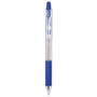 Pentel R.S.V.P. RT Ballpoint Pen, Retractable, Medium 1 mm, Blue Ink, Clear Barrel, Dozen