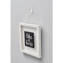 Command Clear Hooks and Strips, Medium, Plastic, 2 lb Capacity, 2 Hooks and 4 Strips/Pack
