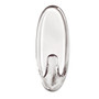 Command Clear Hooks and Strips, Medium, Plastic, 2 lb Capacity, 2 Hooks and 4 Strips/Pack
