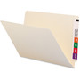 Smead Heavyweight Manila End Tab Folders, 9.5" High Front, Reinforced Straight Tabs, Legal Size, 0.75" Expansion, Manila, 100/Box (SMD27110) View Product Image