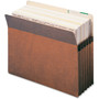 Smead Redrope Drop Front File Pockets, 5.25" Expansion, Letter Size, Redrope, 50/Box