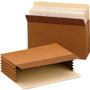 Smead Easy Grip Pockets, 5.25" Expansion, Letter Size, Redrope, 10/Box