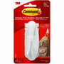 Command Large Designer Hook - 5 lb (2.27 kg) Capacity - Plastic - White