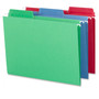 Smead Erasable Folders, Letter Size, 1/3-Cut Tabs, Assorted Colors, 18/Box (SMD64031) View Product Image