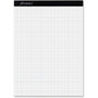 Ampad Quad-ruled Double Sheet Writing Pads - 100 Sheets - Both Side Ruling Surface - 15 lb Basis Weight - 8 1/2" x 11 3/4" Sheet Size - 0.41" Height x 8.5" Width x 11.8" Length