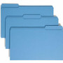 Smead Colored 1/3 Tab Cut Legal Recycled Top Tab File Folder - 8 1/2" x 14" - 3/4" Expansion - Top Tab Location - Assorted Tab Position - 11 pt. - (SMD17034)