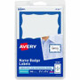 Avery Border Print or Write Name Tags - 2 21/64" Width x 3 3/8" Length - Removable Adhesive - Rectangle - Inkjet, Laser - Matte - (AVE5144)