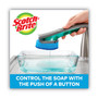 Scotch-Brite Advanced Soap Control Non-Scratch Dishwand, 4 x 11.25, Blue