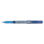 Pilot V Razor Point Liquid Ink Porous Point Pen, Stick, Extra-Fine 0.5 mm, Blue Ink, Gray/Translucent Blue Barrel, Dozen